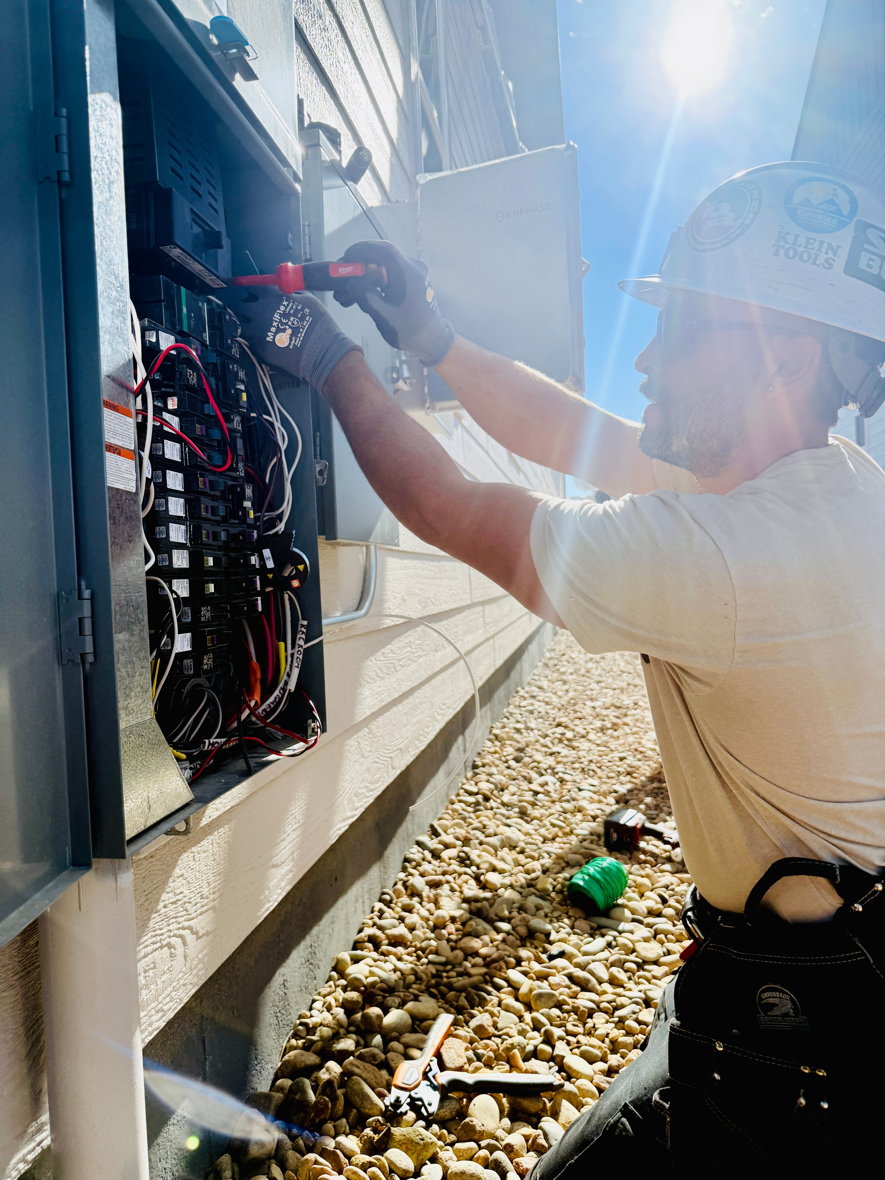 Electrical panel installation